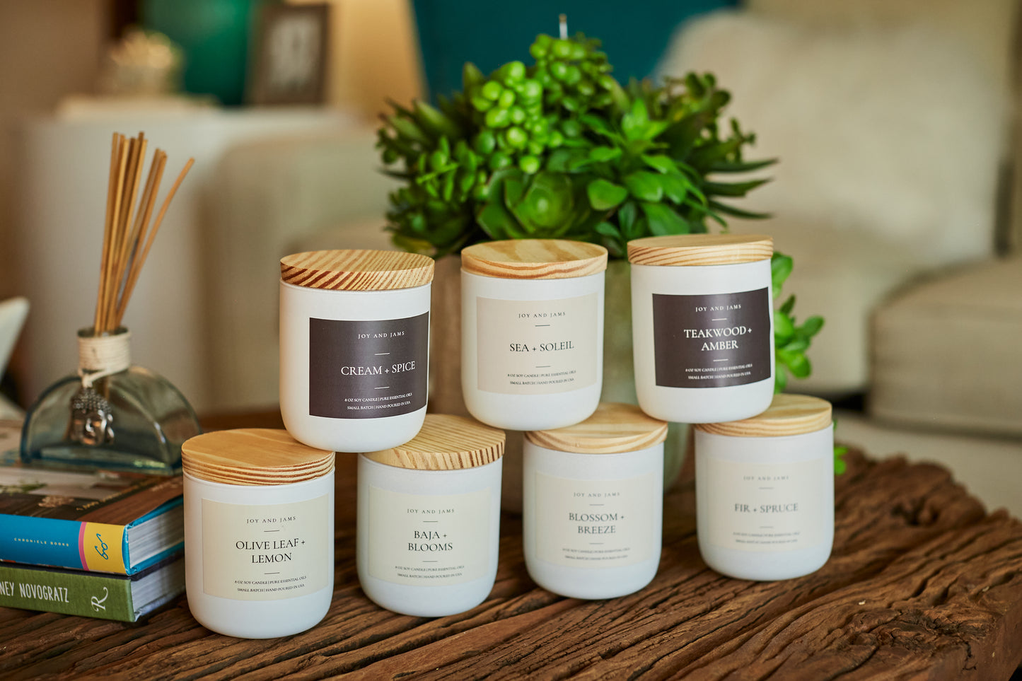 Joy and Jams Soy Candles